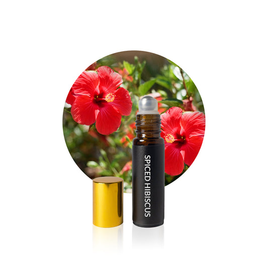 Spiced Hibiscus Roll-On Attar – Inspired by Hibiscus Mahajad by Maison Crivelli